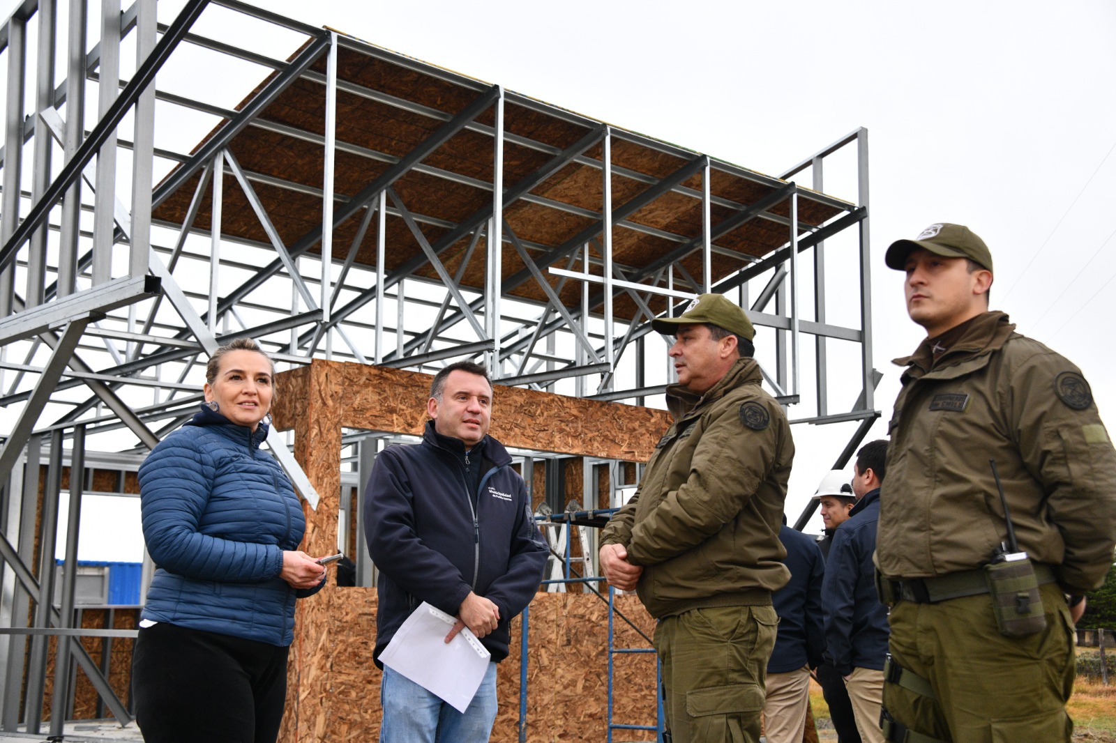 Nuevo Puesto De Control De Carabineros En Kon Aiken Presenta Un De